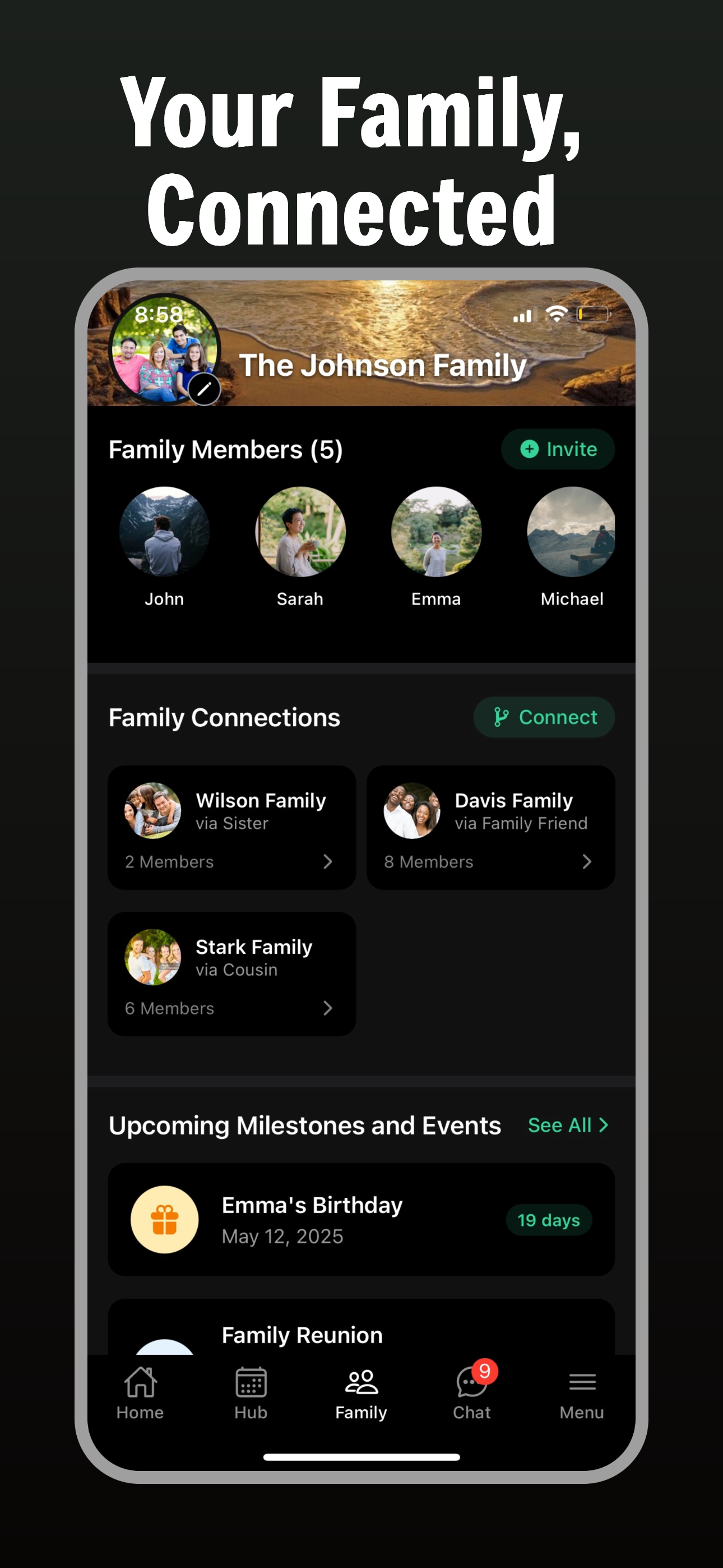 trulyKin App Screenshot 2